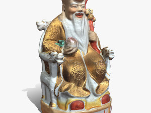 Chinese god 2 3D Model