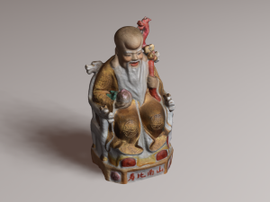 Chinese god 2 3D Model