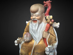 Chinese god 2 3D Model