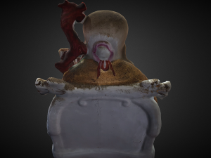 Chinese god 2 3D Model