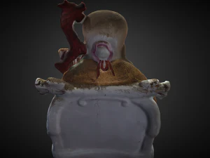 Chinese god 2 3D Model