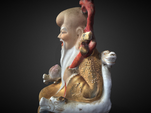 Chinese god 2 3D Model
