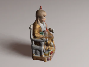 Chinese god 2 3D Model