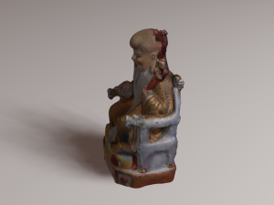 Chinese god 2 3D Model