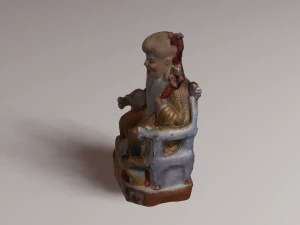 Chinese god 2 3D Model