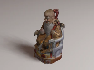 Chinese god 2 3D Model