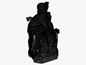 Chinese god 2 3D Model
