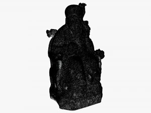 Chinese god 2 3D Model