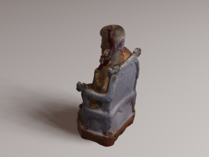 Chinese god 2 3D Model