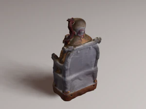 Chinese god 2 3D Model