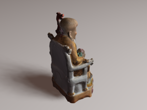 Chinese god 2 3D Model