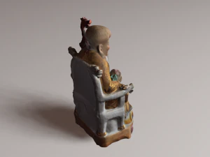 Chinese god 2 3D Model