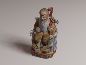 Chinese god 2 3D Model