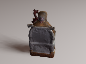 Chinese god 2 3D Model