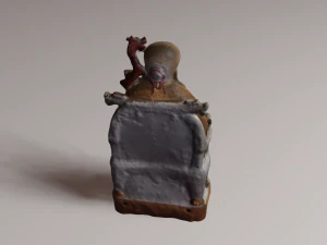 Chinese god 2 3D Model
