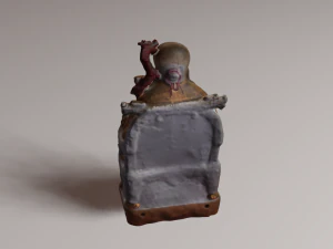 Chinese god 2 3D Model