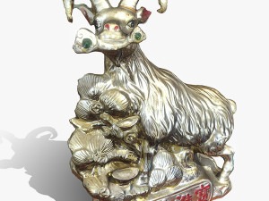 Chinese god 2 3D Model