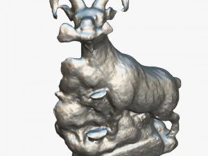 Chinese god 2 3D Model