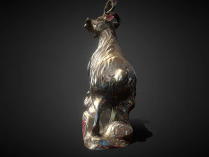 Chinese god 2 3D Model