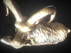 Chinese god 2 3D Model