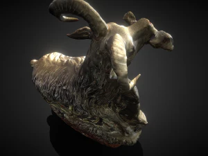 Chinese god 2 3D Model