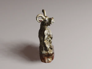 Chinese god 2 3D Model