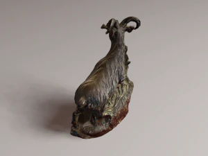 Chinese god 2 3D Model