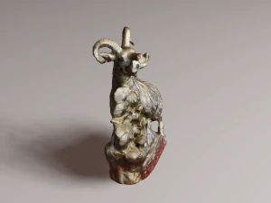 Chinese god 2 3D Model