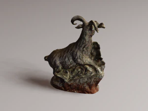 Chinese god 2 3D Model