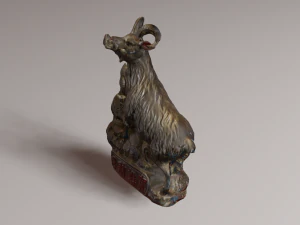 Chinese god 2 3D Model