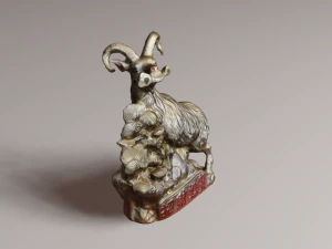 Chinese god 2 3D Model