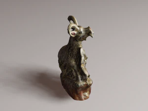 Chinese god 2 3D Model