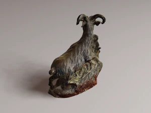 Chinese god 2 3D Model