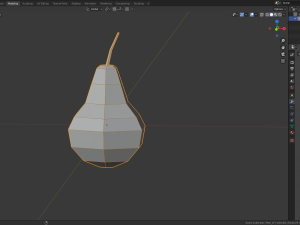 fruits low poly 3D मॉडल