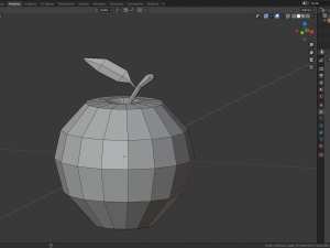 fruits low poly 3D मॉडल