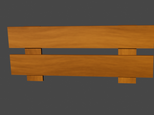 wooden furniture low poly pack Modelo 3D