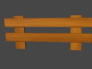 wooden furniture low poly pack Modelo 3D