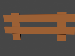 wooden furniture low poly pack Modelo 3D