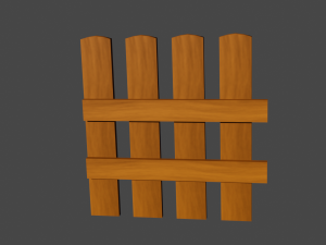 wooden furniture low poly pack Modelo 3D