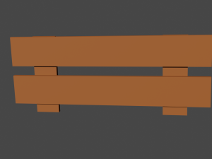 wooden furniture low poly pack Modelo 3D