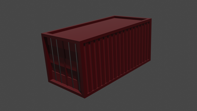 container 3D 모델 .c4d .max .obj .3ds .fbx .stl .blend 