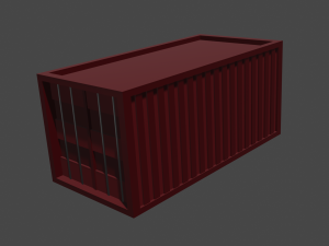 container 3D-Modell