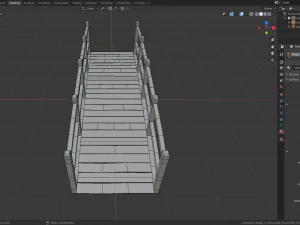 wooden bridge 3D Model