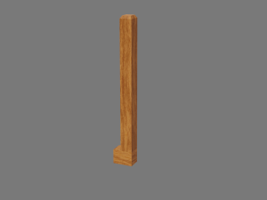 wooden bridge 3D मॉडल