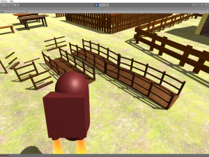 wooden bridge 3D Model