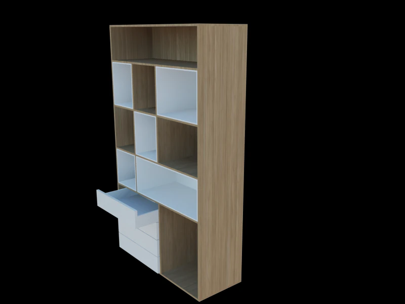 cabinet 3D Model .c4d .max .obj .3ds .fbx .stl .blend 