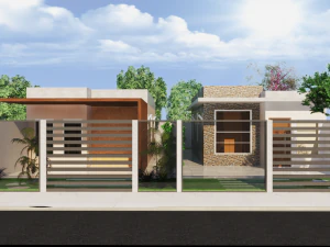 row houses model 3d 3D Model