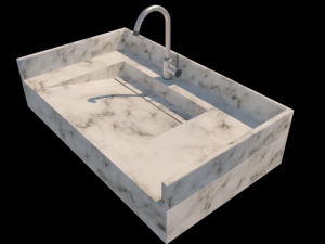 marble sink 3D Model