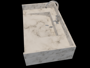 marble sink 3D Model