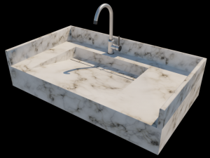 marble sink 3D Model